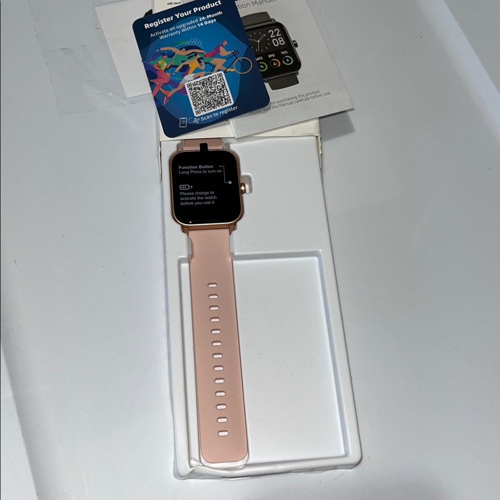 Pink Smart Watch new in pkg - Picture 2 of 7